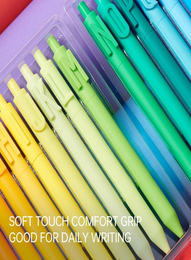 Kaco 26 Pieces Gel Pens, Black Ink, 0.5 mm Fine Point Quick Dry Smooth Writing, Aesthetic Office Supplies (26 Pieces Set) - Image 4